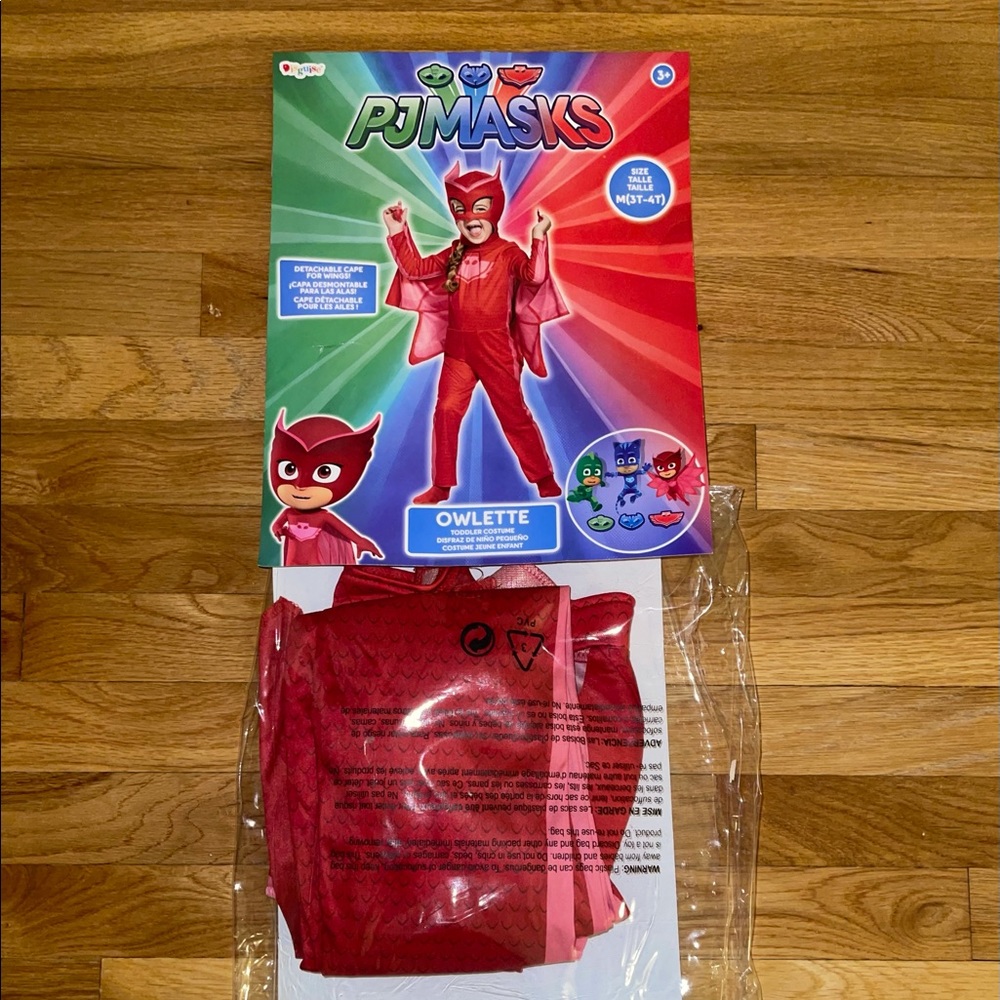 PJ Masks (Owlette) Costume 3T-4T